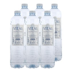 Agua mineral Vilas del Turbón 1 litro pack 6 botellas