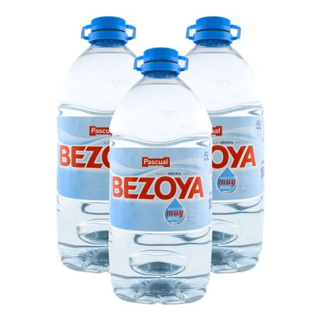 Agua mineral Bezoya 5 litros pack 3 garrafas