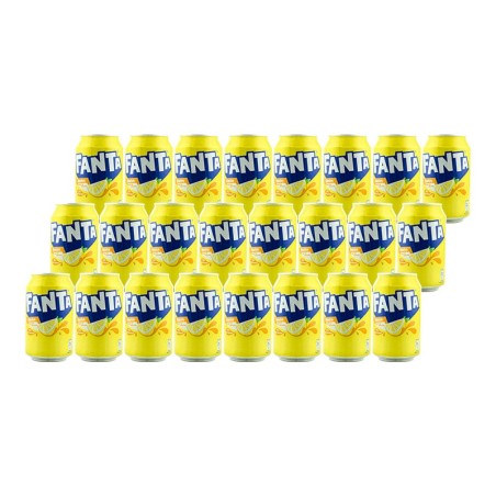 Fanta limón 33 cl pack 24 latas