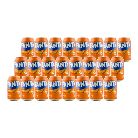 Fanta naranja 33 cl pack 24 latas