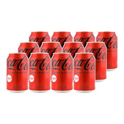 Coca Cola Zero 33 cl pack 12 latas - Nacional