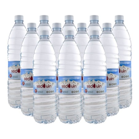 Agua mineral Sedovin 1.5 litros 2 packs de 6 botellas