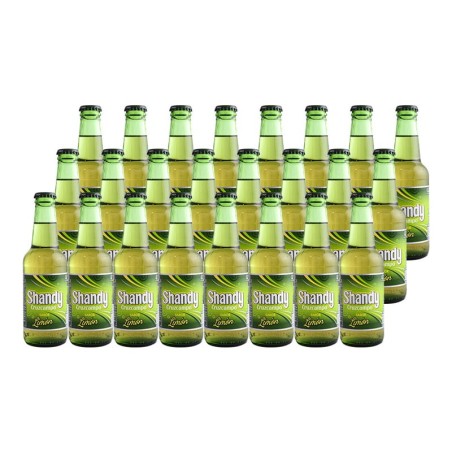 Cerveza Shandy Cruzcampo sabor limón 25 cl pack 24 botellines