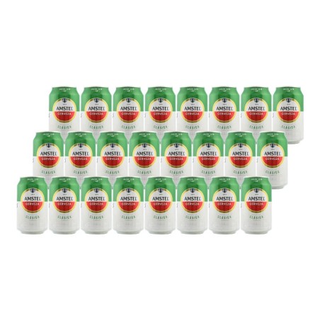 Cerveza Amstel clásica 33 cl pack 24 latas