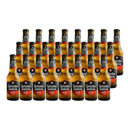 Cerveza Estrella Galicia Especial 25 cl pack 24 botellines