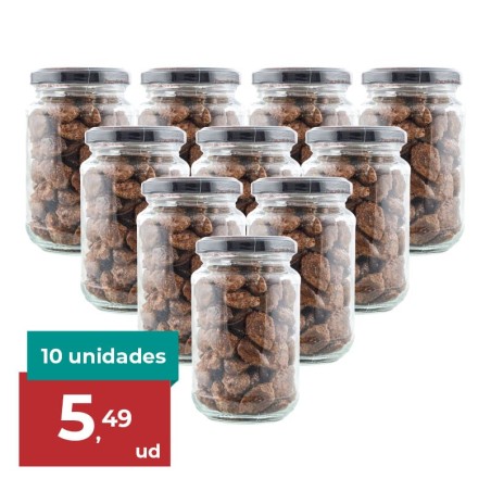 Almendras garrapiñadas Cachapa 190 g pack 10 tarros