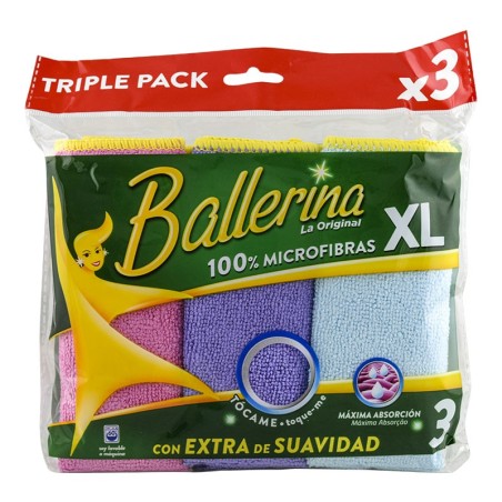 Bayeta microfibra XL Ballerina 3 ud