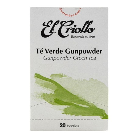 Té verde Sancha BIO El Criollo 20 bolsitas caja 50 g