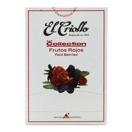 Infusión frutos rojos El Criollo 20 bolsitas