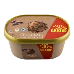 Helado chocolate Carte D'or tarrina 1 litro + 30% gratis