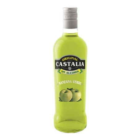 Licor manzana verde sin alcohol Castalia Original 75 cl