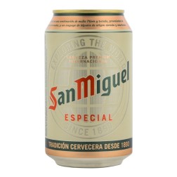 Cerveza San Miguel Especial 33 cl pack 24 latas