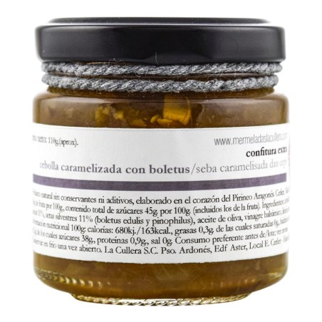 Confitura de cebolla caramelizada y boletus extra La Cullera 110 g