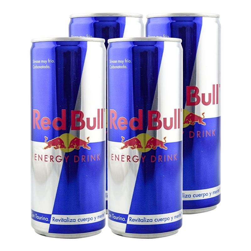 Bebida energética Red Bull 25 cl pack 4 latas
