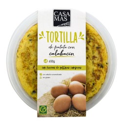 Tortilla de patata con calabacín Casa Mas 650 g