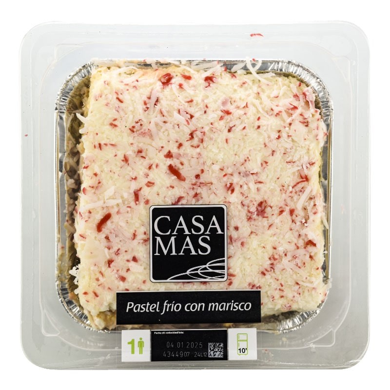 Pastel frío con marisco Casa Mas 1 ración 260 g