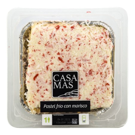 Pastel frío con marisco Casa Mas 1 ración 260 g