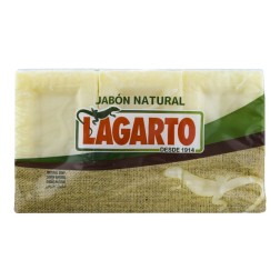 Jabón natural para ropa en pastilla Lagarto 3x200 g