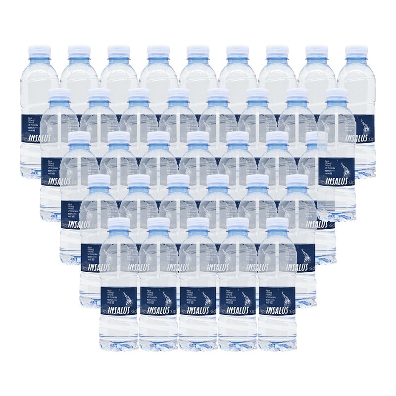 Agua mineral Insalus 330 ml pack 35 botellas Agua mineral Insalus 330 ml pack 35 botellas