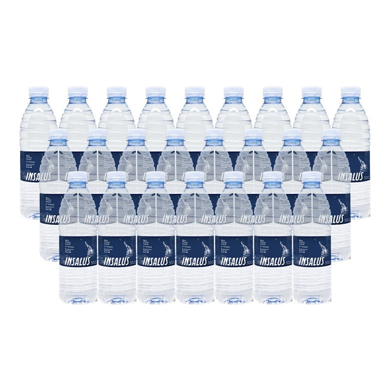 Agua mineral Insalus 500 ml pack 24 botellas