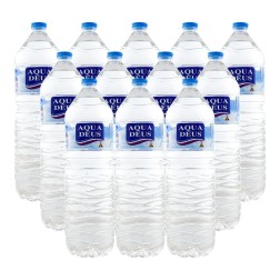 Agua mineral Aquadeus 1.5 litros 2 packs de 6 botellas