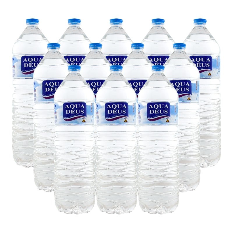 Agua mineral Aquadeus 1.5 litros 2 packs de 6 botellas Agua mineral Aquadeus 1.5 litros 2 packs de 6 botellas