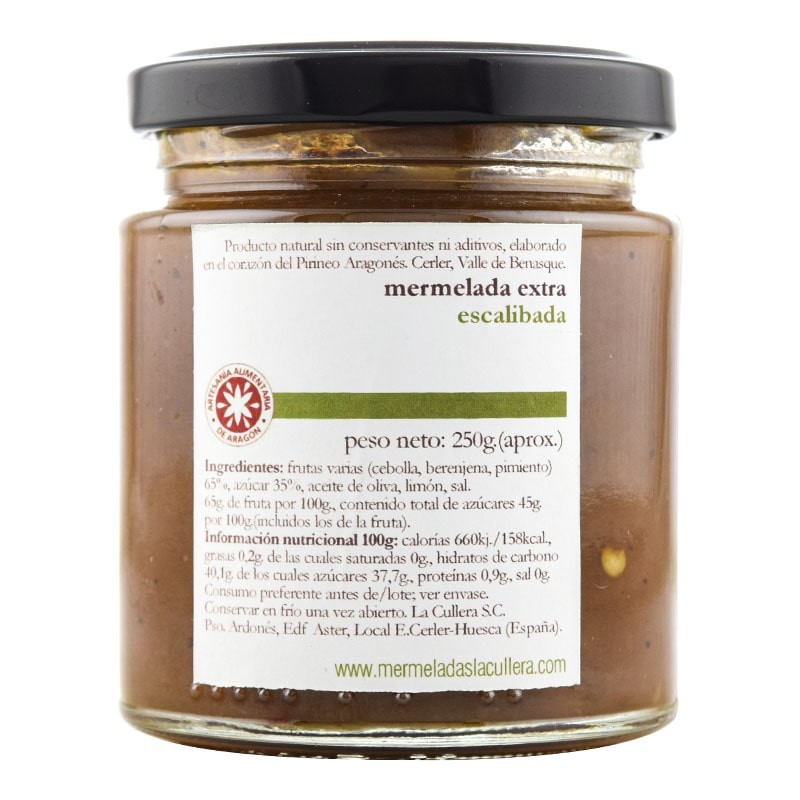 Mermelada de escalibada extra La Cullera 250 g Mermelada de escalibada extra La Cullera 250 g