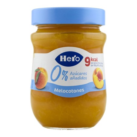 Confitura de melocotón 0% azucares añadidos Hero 280 g