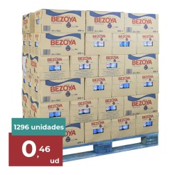 Agua mineral Bezoya 500 ml palet 54 packs de 24 botellas