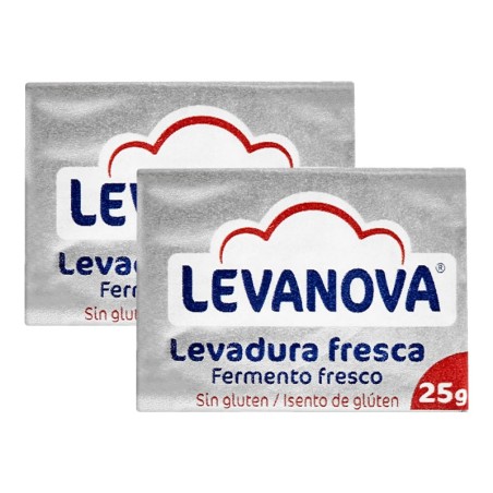 Levadura fresca sin gluten Levanova 2x25 g
