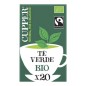 Infusión té verde ecológica BIO Cupper 20 bolsitas Infusión té verde ecológica BIO Cupper 20 bolsitas