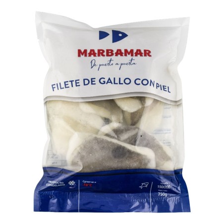 Filete de gallo con piel 150/200 Marbamar bolsa 750 g