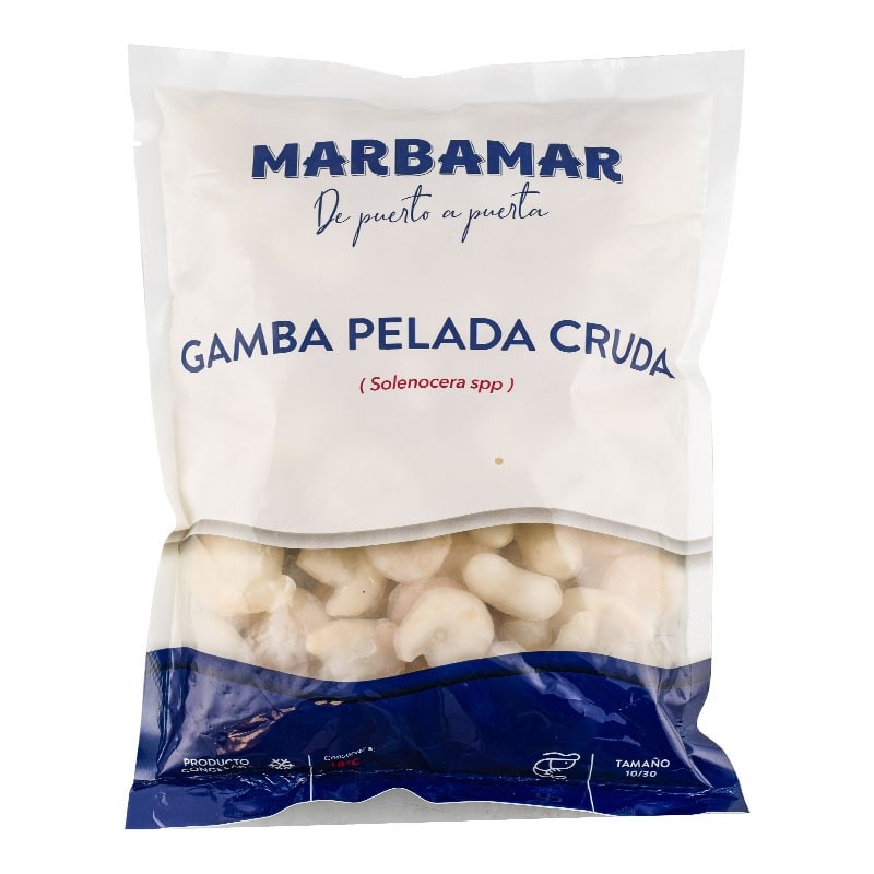 Gamba pelada cruda 10/30 Marbamar bolsa 550 g Gamba pelada cruda 10/30 Marbamar bolsa 550 g