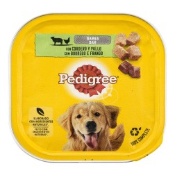 Comida húmeda para perros adultos con cordero y pollo Pedigree tarrina 300 g