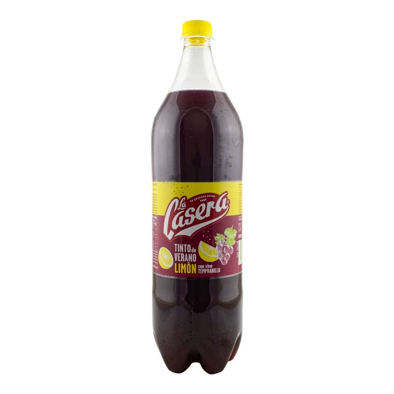 Tinto de verano con limón La Casera botella 1.5 litros