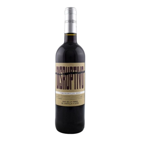 Vino tinto Tempranillo Disruptivo botella 75 cl