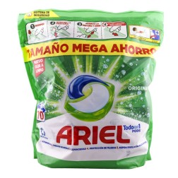 Detergente Ariel Pods Todo en 1 Original 70 cápsulas