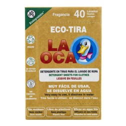 Detergente en tiras para la ropa biodegradables La Oca 40 ud