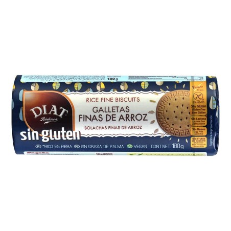 Galletas finas de arroz sin gluten Diat Rádisson 180 g