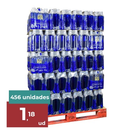 Agua mineral Solan de Cabras 1.5 litros palet 76 packs de 6 botellas