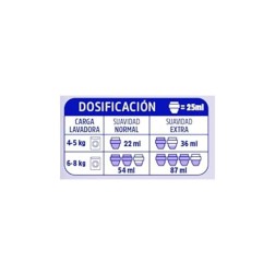 Suavizante concentrado Asevi Sensations Pasión & Tiaré 60 lavados botella 1.32 litros