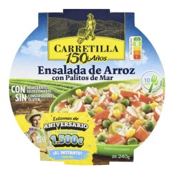 Ensalada de arroz con palitos de mar Carretilla bol 240 g