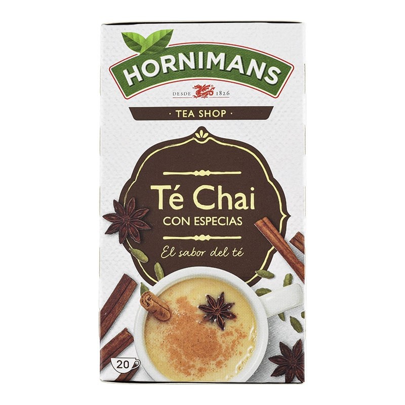 Té Chai con especias Hornimans caja 20 bolsitas Té Chai con especias Hornimans caja 20 bolsitas
