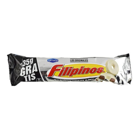 Galletas bañadas en chocolate blanco Filipinos Artiach 128 g