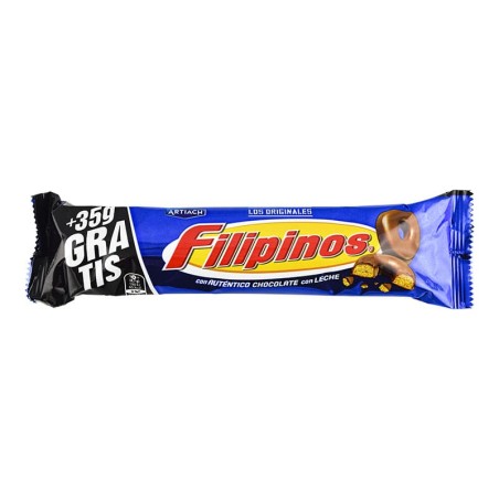 Galletas bañadas en chocolate con leche Filipinos Artiach 128 g