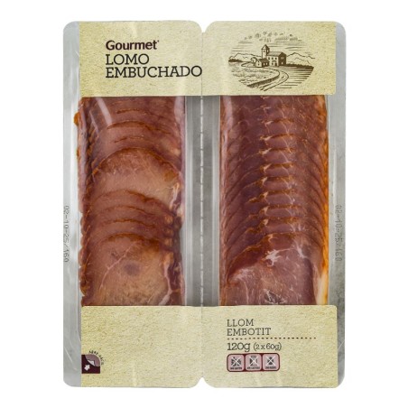 Lomo embuchado en lonchas Gourmet bandeja 120 g