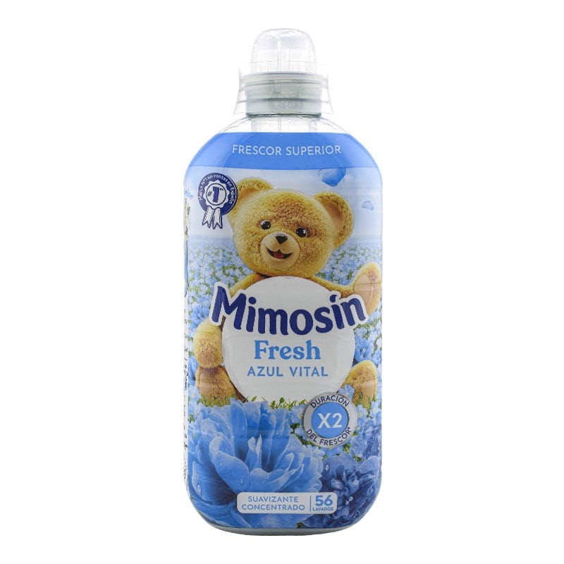 Suavizante concentrado Mimosín Fresh Azul Vital 56 lavados