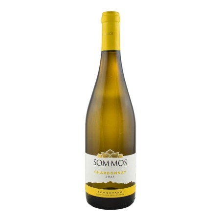Vino blanco Sommos Chardonnay botella 75 cl