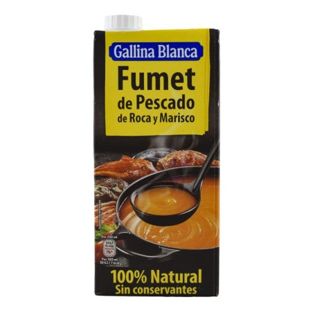 Fumet de pescado de roca y marisco Gallina Blanca brick 1 litro