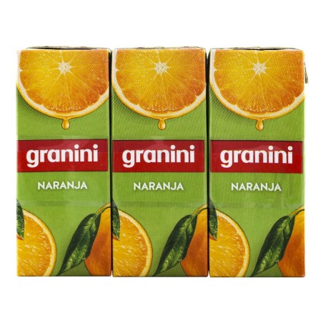 Néctar de naranja a partir de concentrado Granini 3x200 ml